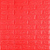 3D панель самоклеюча 700х770х7мм цегла Червона (008-7) SW-00000054