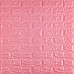 3D панель самоклеюча 700х770х7мм цегла Рожевий (004-7) SW-00000057