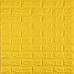 3D панель самоклеюча 700х770х7мм цегла Жовтий (010-7) SW-00000049