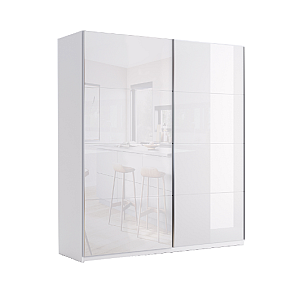 Шафа-купе1,5м (Двері Глянець), Спальня Віва, Міромарк, VV-18-WB 