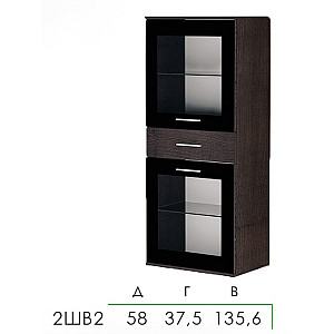 Навісна шафа 2ШВ2, Модульна система Флоренція, Modern БЦ