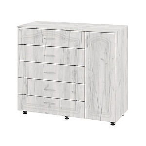 Комод К-5+1, Спальня Ангеліна МДФ, Пехотін