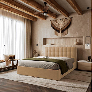 Ліжко двоспальне Tiramisu (Тірамесу), виробник Viorina - Deko