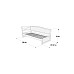Ліжко односпальне Софі Дрімка