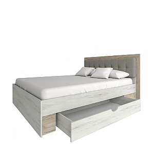 Ліжко 160 Мілана Сокме без ламелей з шухлядою
