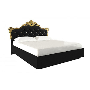 Ліжко без каркасу, м'яка спинка, Спальня Дженніфер, Міромарк, JF-37/39-RB/BL 