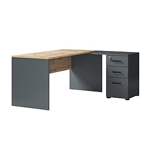 Стіл керівника правий, Офісний набір Джуріан, Міромарк, JN-134-AW