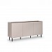 Комод Нео 3дв 1.6м (Глянець Горіх Макадамія/СуперМат Тоффі), Міромарк, NE-166-AW/MT