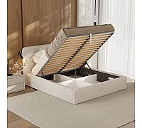 М’яке ліжко Амелія 1.8 підйомне з каркасом (тканина SYMPHONY,під замовлення), Міромарк