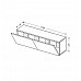 Секція 2,1 LEG’S BOX TV (Глянець Сірий Шиншила), Міромарк, LB-21-WB/GC/GL