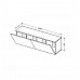 Секція 2,4 LEG’S BOX TV (Глянець Сірий Шиншила), Міромарк, LB-24-WB/GC/GL