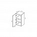 Секція BOX-22 (Глянець Чорний), Міромарк, BX-22-WB/BL