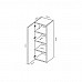 Секція BOX-24(Глянець Чорний (М4220)), Міромарк