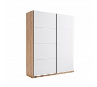 Шафа-купе Асті 1.5х2.1м. (Глянець Білий), Міромарк
