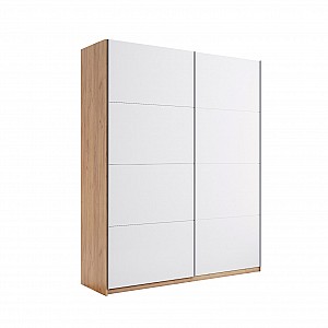 Шафа-купе Асті 1.5х2.1м. (Глянець Білий), Міромарк