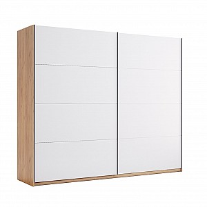 Шафа-купе Асті 2.5х2.1м. (Глянець Білий), Міромарк