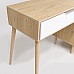 Туалетний столик Олівія 5шх (Глянець Білий/Дуб Кремона), Міромарк, OV-75-WB