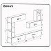 Вітальний набір BOX V3 (Білий/Глянець Чорний), Міромарк, BX-V3-WB/BL