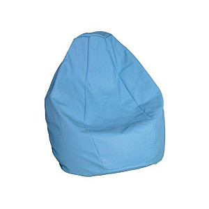 Крісло-груша Гном Меблі Сервіс шкірзам. блакитний