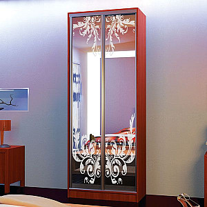 Шафа-купе 2д (2 шт. дзеркало худ. мат. № 204) Mebel Star