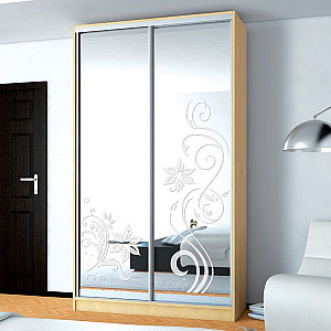 Шафа-купе 2д (2 шт. худ. мат. № 250) Mebel Star