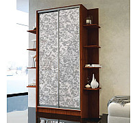 Шафа-купе 2д (2 шт. мдф лак флоренція біла) Mebel Star