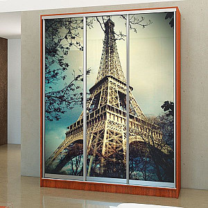 Шафа-купе 3д (3 шт. фотодрук е 307) Mebel Star