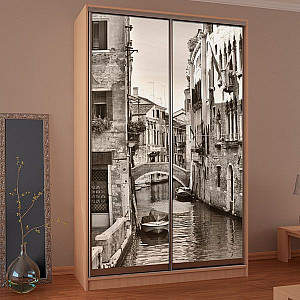 Шафа-купе 2д (2 шт. фотодрук g 154) Mebel Star