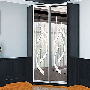 Шафа-купе кутова (2 шт. худ. мат. № 253) Mebel Star