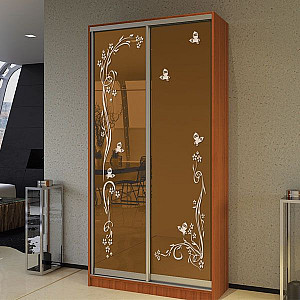 Шафа-купе 2д (2 шт. дзеркало бронза, худ. мат. № 239) Mebel Star