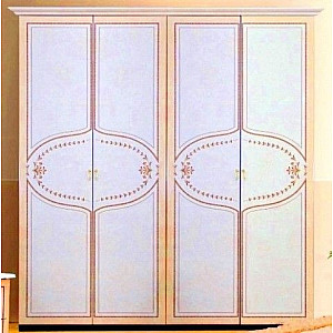 Шафа 4дв (без зеркал), Спальня Мартіна, Міромарк, MR-24-RB/RM