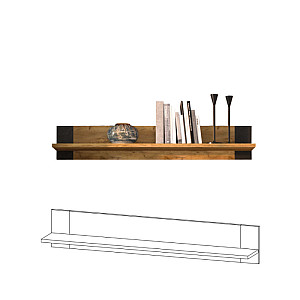 Полиця навісна Олд вуд Сокме