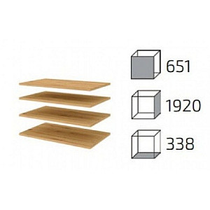 Полиці додаткові для шафи Фокус Сокме