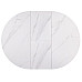 Стіл GASTON CERAMIC 100(135)*100 білий/чорний