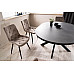 Стіл PORTO CERAMIC 120(160)*120 тем.сірий ефект мармуру/чорний мат