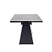 Стіл SALVADORE CERAMIC II темно-сірий CORSO GREY /чорний мат 120(180)X80