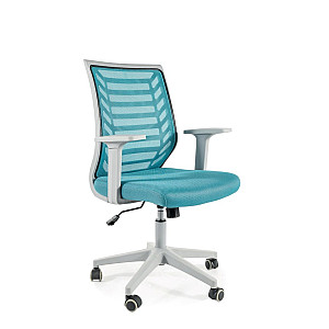 Крісло поворотне Q-320 блакитне