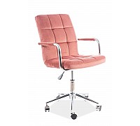 Крісло поворотне Q-022 VELVET антична троянда BL.52