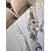 Стіл NORMAN CERAMIC 120*90 gold Phoenix глянець/чорний каркас