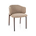Стілець OSAKA D горіх метал/беж TAP.253