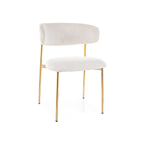 Стілець ELTON RAVEN золотий каркас/беж 22