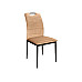 Стілець RIP VELVET чорний каркас/беж 28