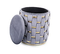 Пуф TIARA VELVET сірий TAP.252