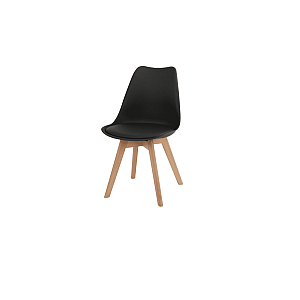 Стілець KRUZ бук/чорний