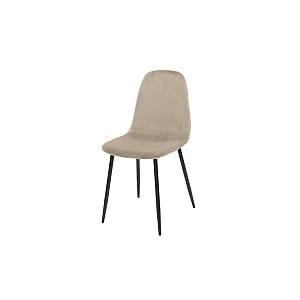 Cтілець LUKE чорний каркас/темний беж