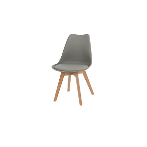 Стілець KRUZ бук/сірий