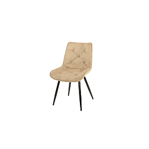 Cтілець STYLE чорний каркас/беж