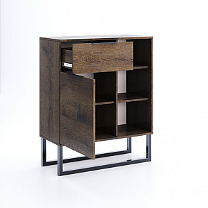 Комод 1дв 1шх, Спальня Квадро, Міромарк, KV-61-OF 