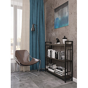 Серія Квадро, стелаж лонг 3 полиці Метал-дизайн