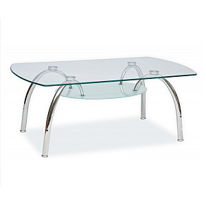 Журнальний стіл arachne ii прозорий (arachne2op) Signal